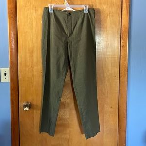 Green Vintage Style Pants